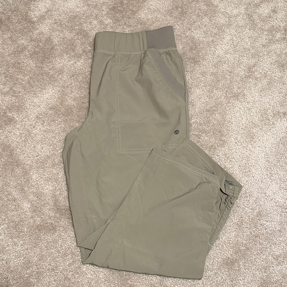 Apana Women Olive Green Cargo Pants